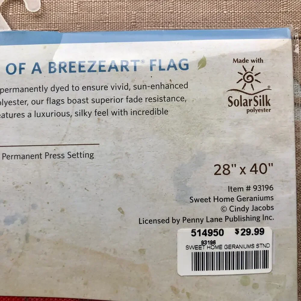 Breeze Art Solar Silk Outdoor Flag Home Sweet Home Garden